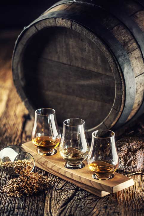 Whiskey and Bourbon Mash Bills